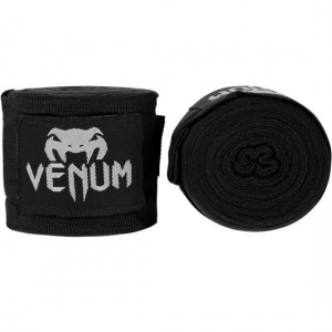 Бинты боксерские Venum 4m Handwraps (черные)